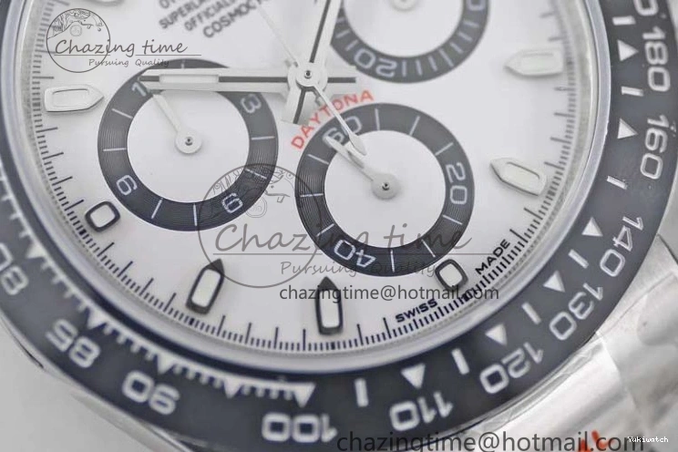 Edition Dial SS 116500 Daytona Best 904L Steel A7750 SS White Bracelet 1:1 TWF on 0108